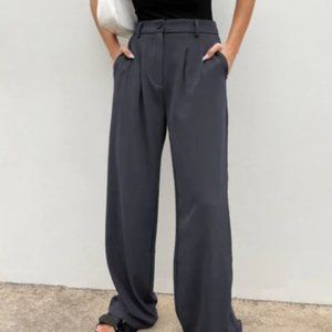 Princess Polly Archer Pants Slate Size 8